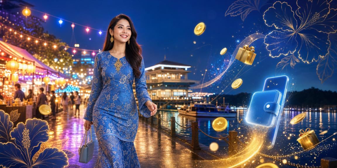 Pemain wanita berbaju kurung menyertai promosi kasino sempena perayaan Malaysia